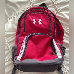 Pink Under Armour backpack